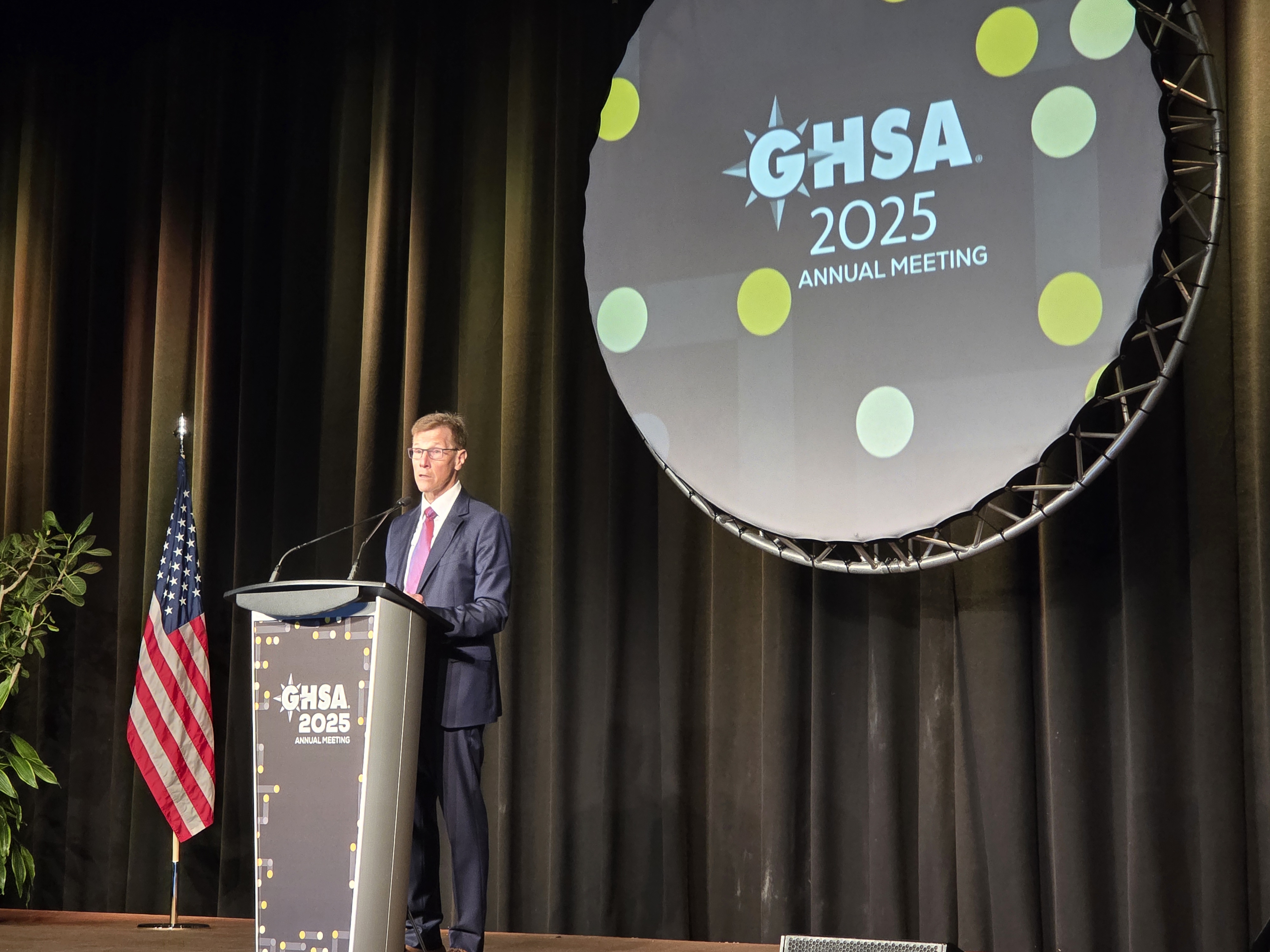 Peter Simshauser at the GHSA 2025 Annual Meeting