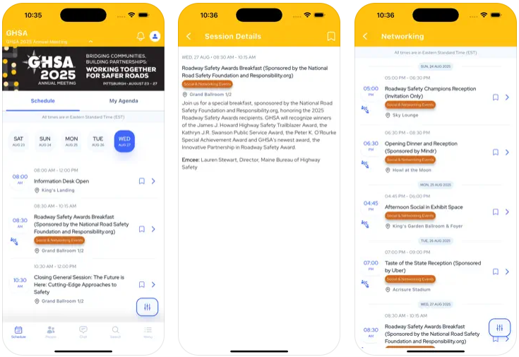 App mockups