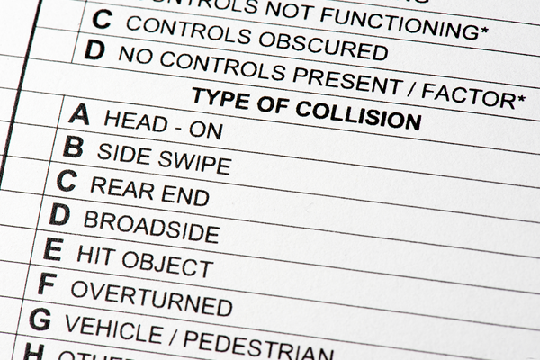 Crash report form