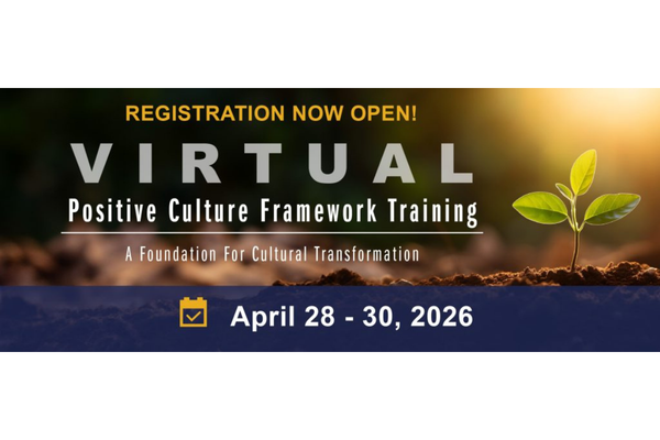 Positive Culture Framework Training