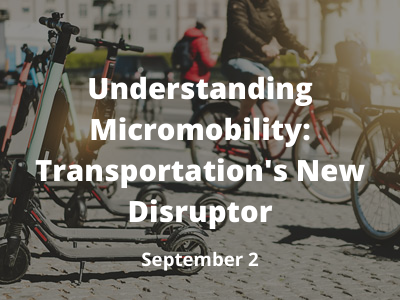 Understanding Micromobility webinar image