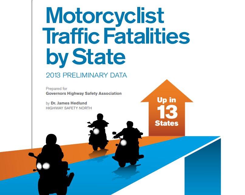 Motorcyclist Traffic Fatalities by State: 2013 Preliminary Data
