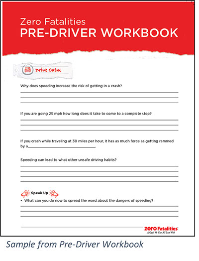 Pre-driver workbook
