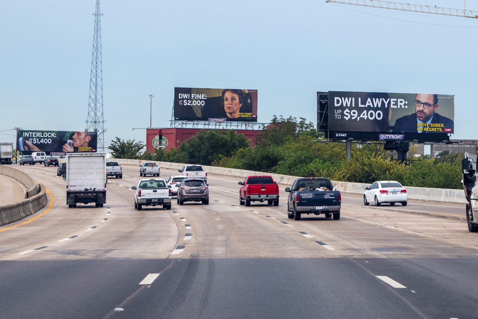 Texas Department of Transportation Impaired Driving Billboards