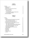 Policies and Procedures Manual table of contents