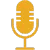 Icon of a studio microphone