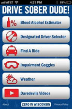 Wisconsin Drive Sober Mobile App